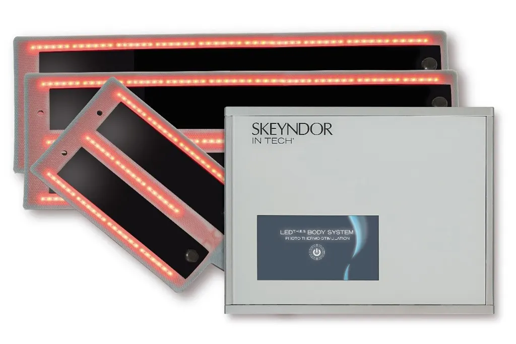 A SKEYNDOR LED T.H.E.S. Body System pántjai – gyártói termékfotó